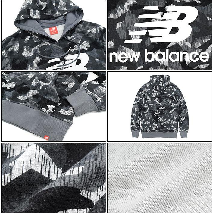 New Balance（ニューバランス） プルオーバー パーカー プリンテッド