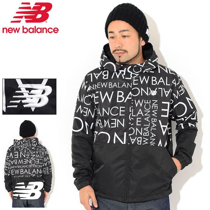 美品✨NEW BALANCE ロゴプリントジャケットM ウォームアップジャケット/バックプリントあり｜JUMC9401