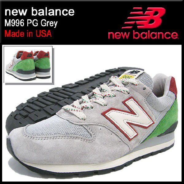ニューバランス new balance スニーカー M996 PG Grey メイドインUSA メンズ(NEWBALANCE M996 PG グレー Made in USA M996-PG)