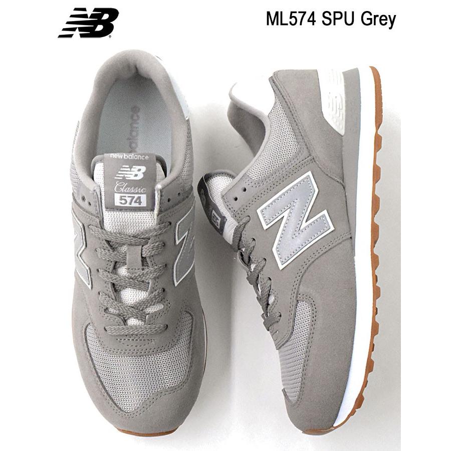 NewBalance ニューバランス　ML574 グレー スニーカー ニューバランスを象徴する色“グレー”をまとった「574」が3月15日