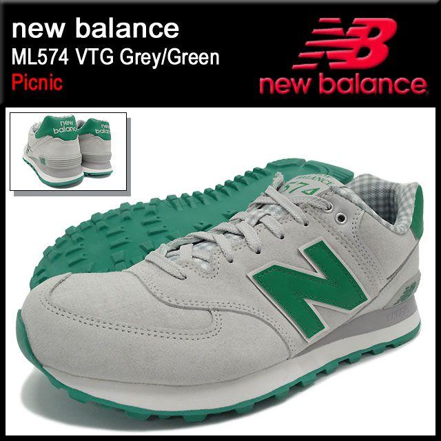 New Balance（ニューバランス） スニーカー ML574 VTG Grey/Green