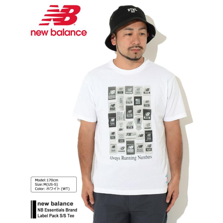 ニューバランス Tシャツ 半袖 new balance メンズ NB エッセンシャルズ ブランド ラベル パック (Essentials Brand  Label Pack Tee MT11526)