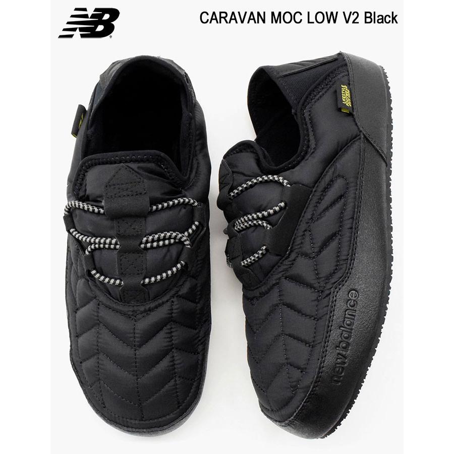 ニューバランス スニーカー new balance メンズ 男性用 キャラバン モック ロー V2 Black ( CARAVAN MOC LOW V2 冬用サンダル スリッポン SUFMOCK2 )｜icefield｜02