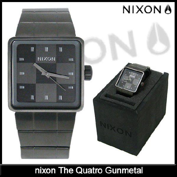 ニクソン nixon 腕時計 ザ クアトロ Gunmetal(nixon The Quatro メンズ 男性用 NA013131)｜icefield