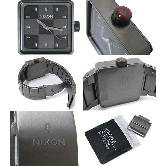 ニクソン nixon 腕時計 ザ クアトロ Gunmetal(nixon The Quatro メンズ 男性用 NA013131)｜icefield｜02