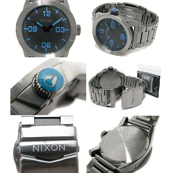 ニクソン nixon 腕時計 ザ プライベート SS Gunmetal/Blue(nixon The Private SS メンズ NA276624)