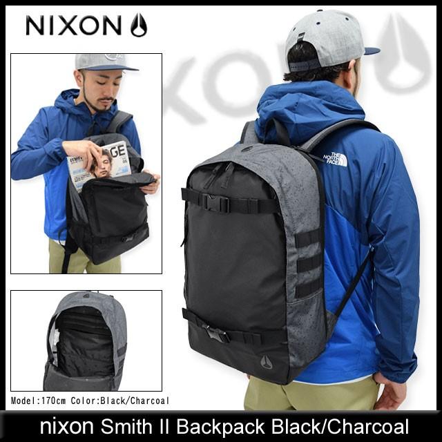 ニクソン nixon リュック スミス 2 バックパック ブラック/チャコール(Smith II Backpack Black/Charcoal メンズ レディース NC1954145)｜icefield