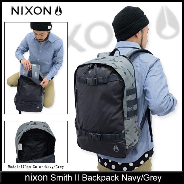 ニクソン nixon リュック スミス 2 バックパック ネイビー/グレー(nixon Smith II Backpack Navy/Grey