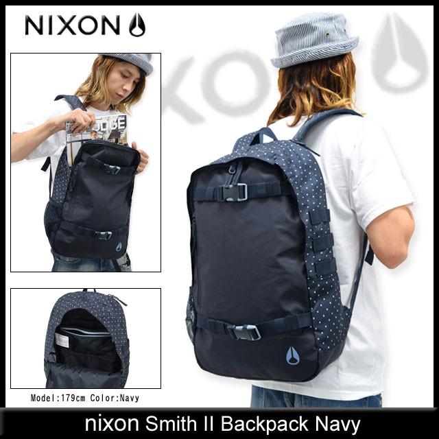 ニクソン nixon リュック スミス 2 バックパック ネイビー(nixon Smith II Backpack Navy デイパック メンズ レディース NC1954307)｜icefield