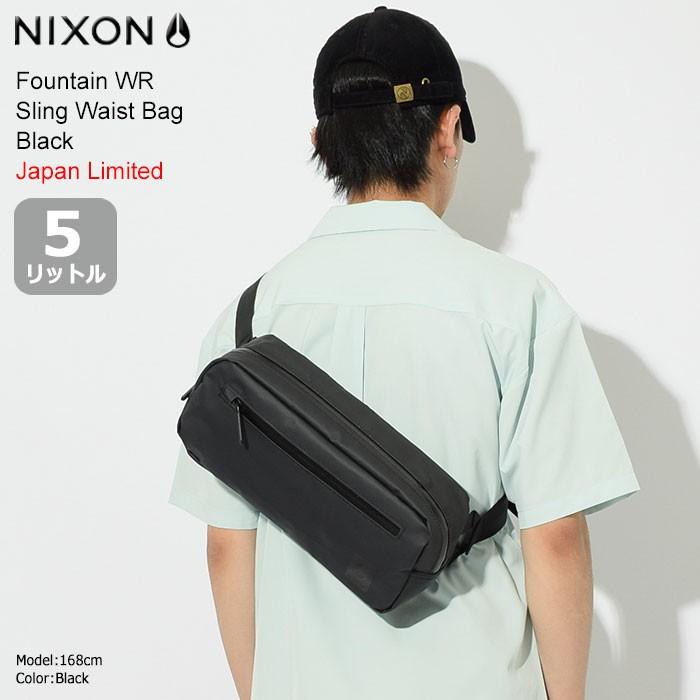 ニクソン ウエストバッグ nixon ファウンテン WR スリング ブラック 日本限定(Fountain WR Sling Waist Bag