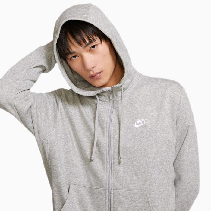 Nike ジップアップパーカー グレー/ホワイト ビンテージサイズ程度最高