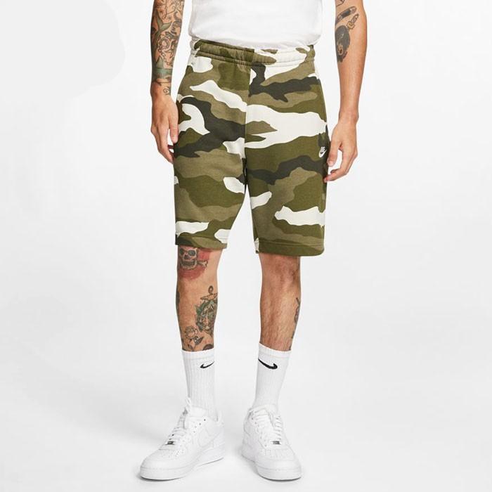 ナイキ ハーフパンツ Nike メンズ クラブ フレンチテリー カモ ショーツ Club French Terry Camo Short 迷彩 スウェットショーツ Bv29 Ice Field 通販 Paypayモール