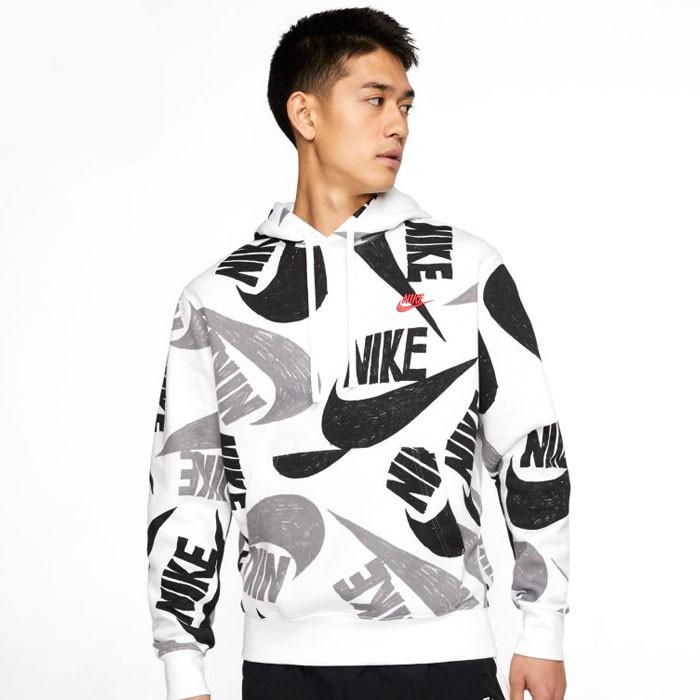 ナイキ プルオーバー パーカー Nike メンズ クラブ Aop 1 Nike Club Aop 1 Pullover Hoodie スウェット トップス 男性用 Cj6313 Ice Field 通販 Paypayモール
