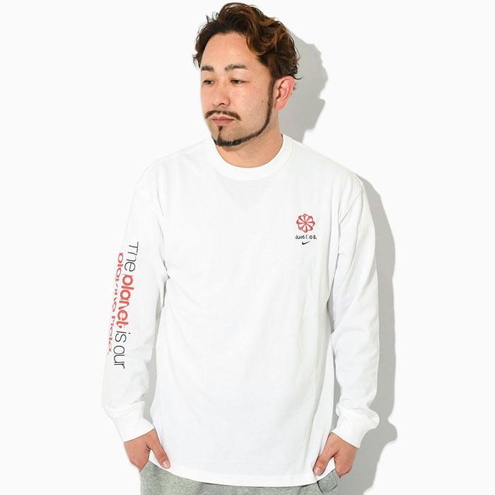美品　Nike Off-White 長袖 L NIKE（ナイキ） ロンT Tシャツ 長袖 メンズ M90 LBR SUST オフホワイト