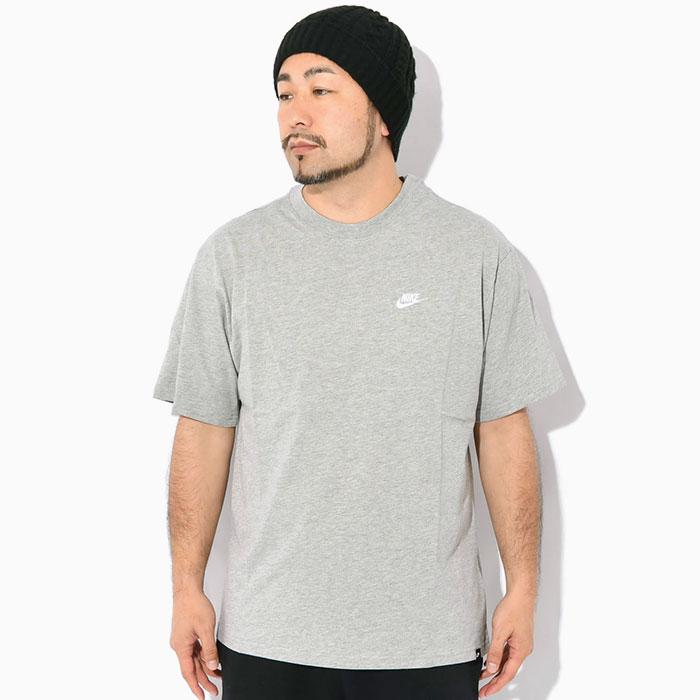 NIKE ナイキ Tシャツ 半袖 メンズ クラブ マックス グレー