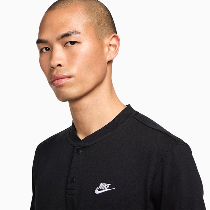 NIKE ナイキ カットソー 長袖 メンズ クラブ トップ ヘンリー NIKE ナイキ カットソー 長袖 メンズ クラブ トップ ヘンリー