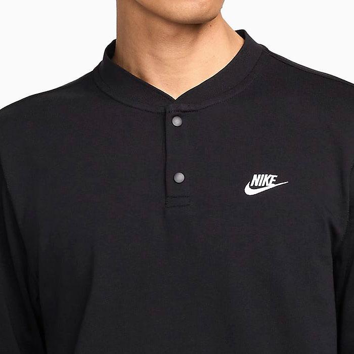 NIKE ナイキ カットソー 長袖 メンズ クラブ トップ ヘンリー NIKE ナイキ カットソー 長袖 メンズ クラブ トップ ヘンリー