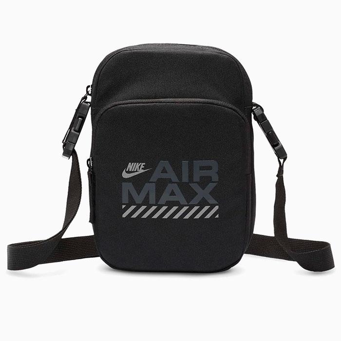 Nike メッセンジャーバッグ ブラック NIKE（ナイキ） ショルダーバッグ ヘリテージ エア マックス クロス