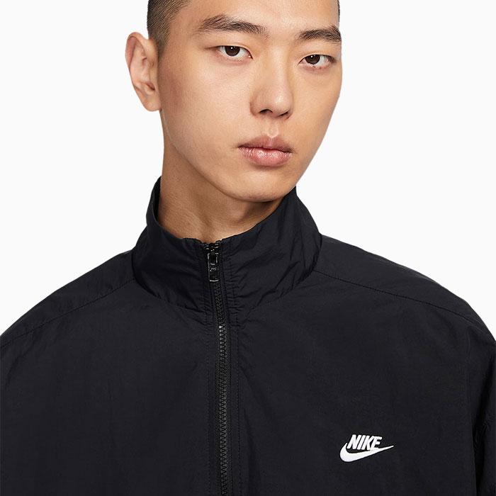 ナイキ クラブ ウーヴン トラックジャケット ナイロン S 新品 NIKE 黒 セットアップ対応商品》ナイキ クラブ メンズ オーバーサイズド