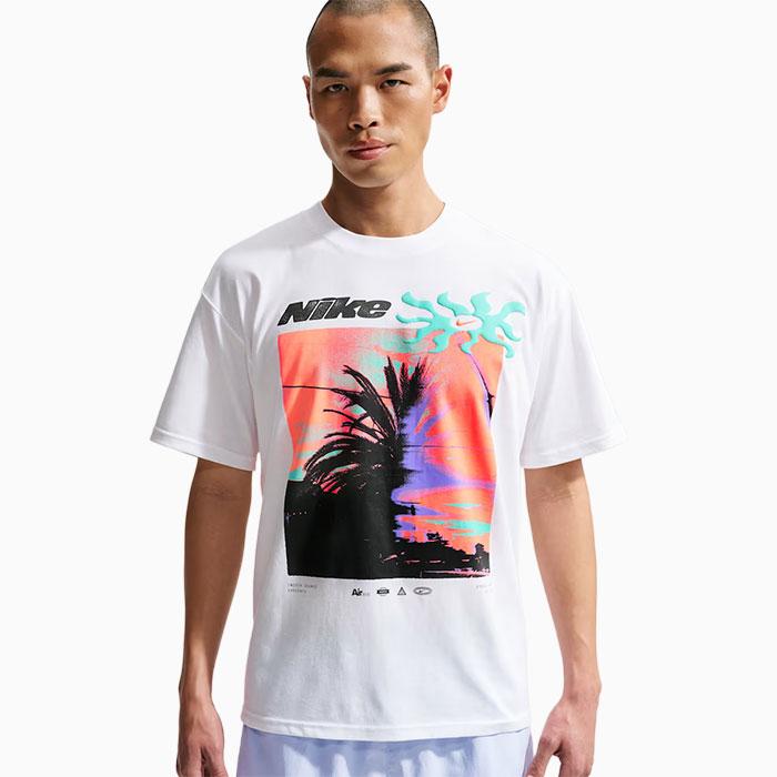 NIKE（ナイキ） Tシャツ 半袖 メンズ LSE パーム ツリー ホワイト