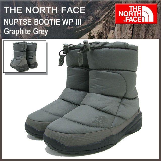 ザ ノースフェイス THE NORTH FACE ヌプシ ブーティー WP 3 グラファイトグレー メンズ(NUPTSE BOOTIE WP III Graphite Grey NF51481-G)｜icefield