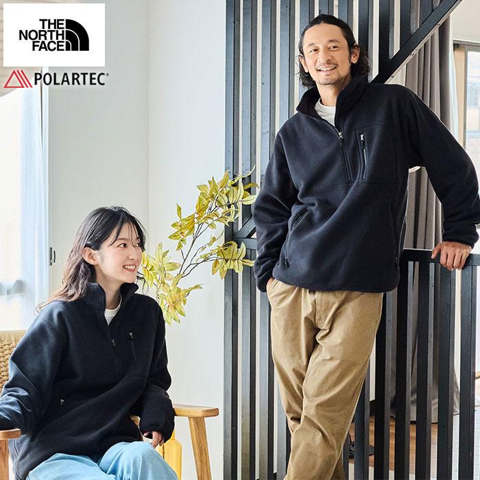 THE NORTH FACE - ノースフェイス サイズM フリースハーフジップジャケット　プルオーバーセーター 90s USA製 The North Face ノースフェイス ハーフジップ