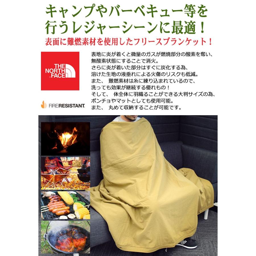 ザ ノースフェイス ブランケット THE NORTH FACE ファイヤーフライ L (Firefly L Blanket ひざ掛け ポンチョ