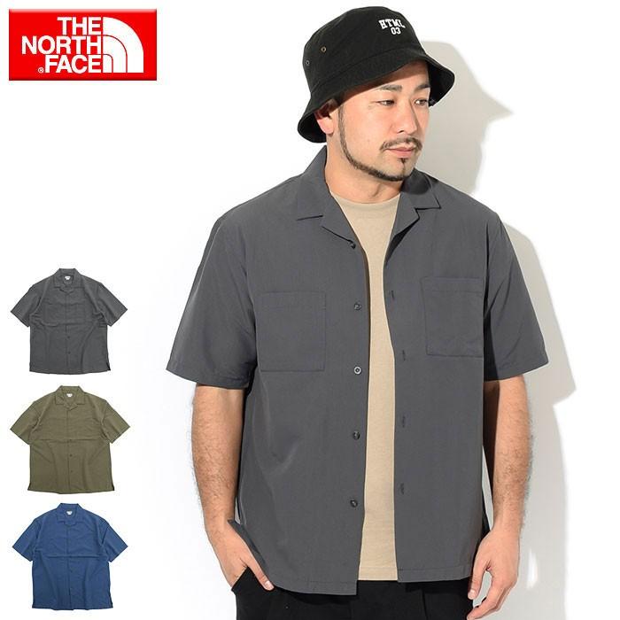 ザ ノースフェイス シャツ 半袖 THE NORTH FACE メンズ ブラック 