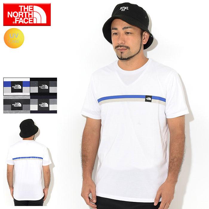 ザ ノースフェイス Tシャツ 半袖 THE NORTH FACE メンズ ボックス ロゴ ライン ( Box Logo Line S/S Tee カットソー トップス NT32086 )｜icefield