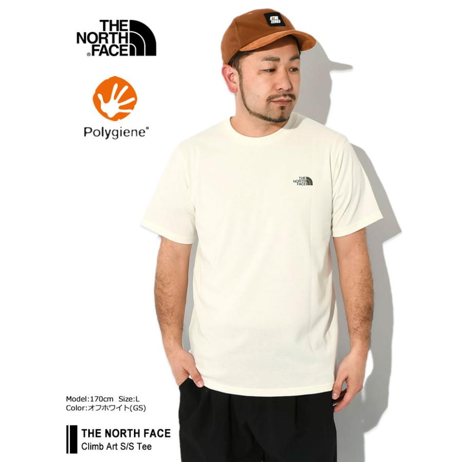 ザ ノースフェイス Tシャツ 半袖 THE NORTH FACE メンズ クライム アート ( Climb Art S/S Tee 2024春夏 カットソー トップス NT32486 国内正規 )[M便 1/1]｜icefield｜04