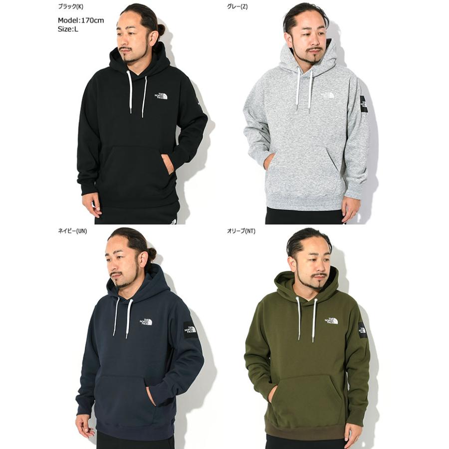 ザ ノースフェイス パーカー プルオーバー THE NORTH FACE メンズ スクエア ロゴ フーディ ( Square Logo Hoodie 2023秋冬 スウェット NT62338 国内正規 )｜icefield｜21