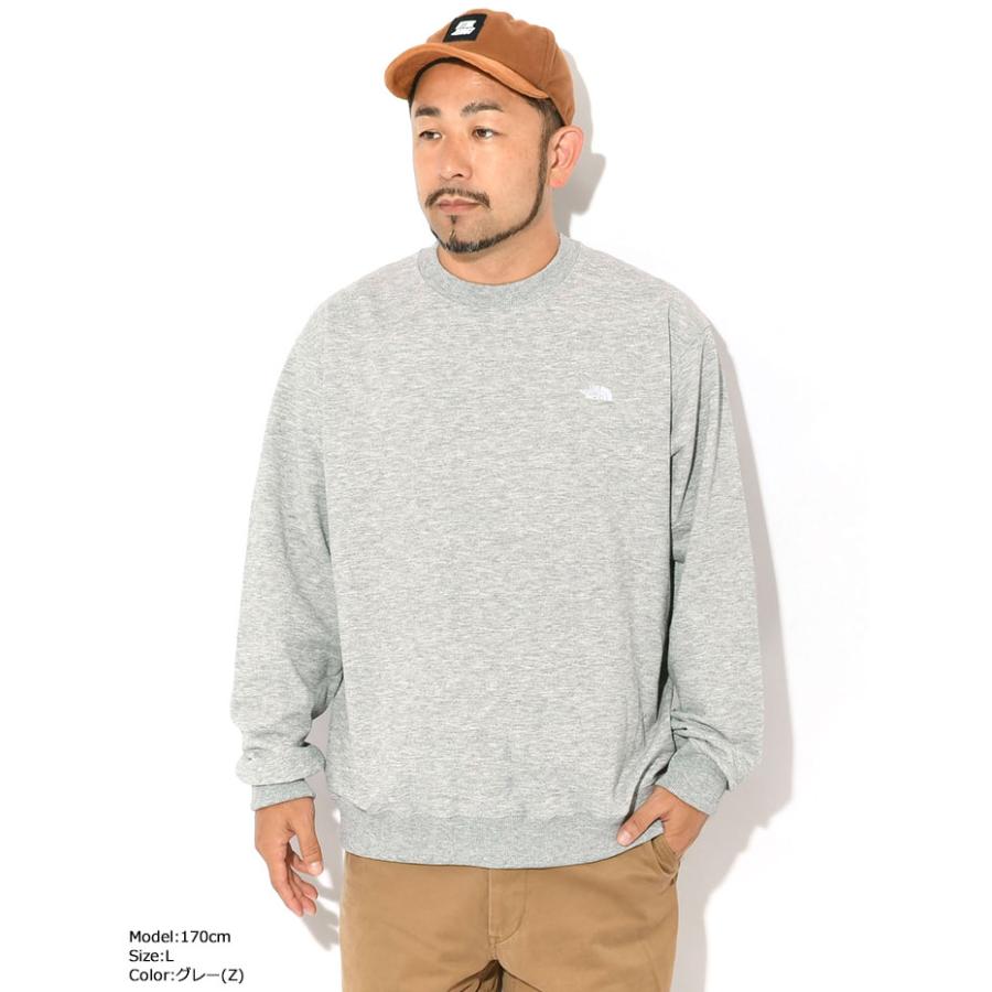 ザノースフェイス ロゴスウェット グレー THE NORTH FACE ザ・ノース・フェイス スウェットトレーナー
