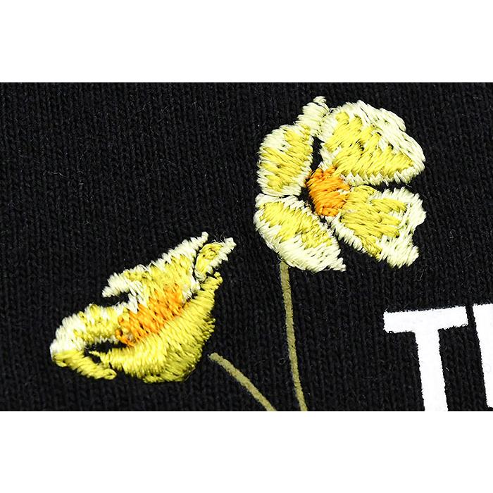45R❤️刺繍 コットン ノースリーブ トップス サイズ2 日本製 ザ・ノース・フェイス THE NORTH FACE ロングスリーブエアリー