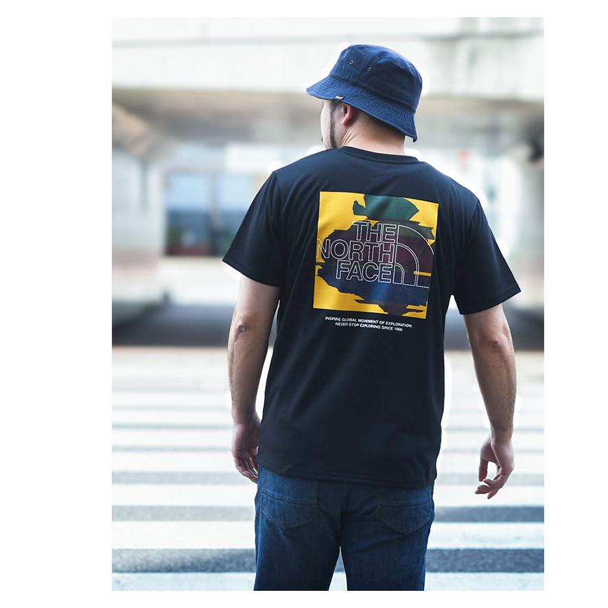 国内直営**THE NORTH FACE** デジタルボックスロゴティー THE NORTH FACE ザ・ノース・フェイス Tシャツ 半袖 メンズ