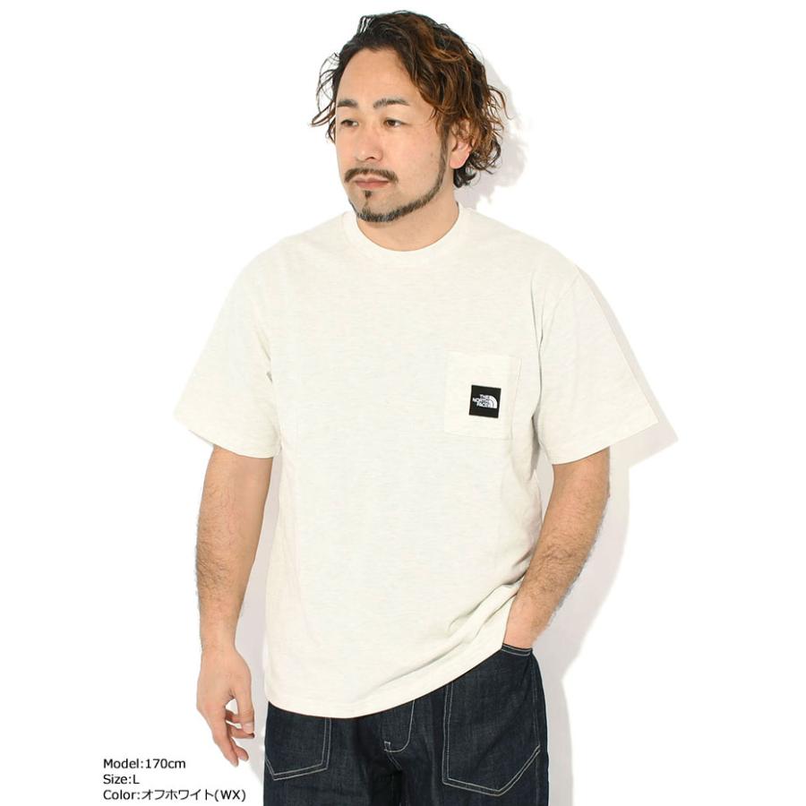 送料込★Sサイズ★ノースフェイス スクエア ロゴ Tシャツ 白 THE NORTH FACE (ザノースフェイス) S/S Back Square Logo Tee / S/S