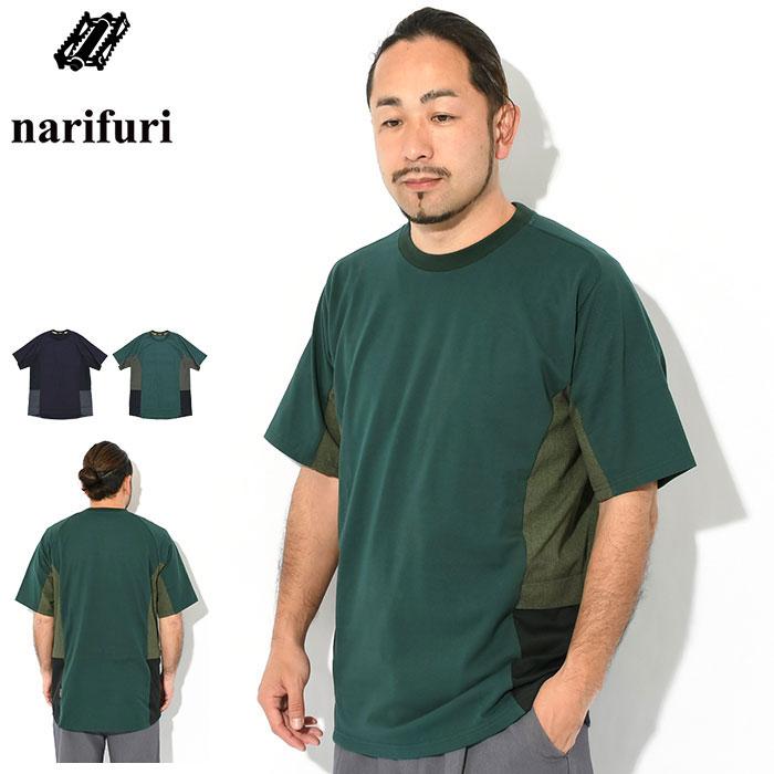 narifuri ナリフリ Tシャツ 半袖 メンズ マルチテック サイド