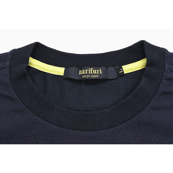 ナリフリ Tシャツ 半袖 narifuri メンズ マルチテック サイド ベンチレーション ( Multitech Side Ventilation S/S Tee カットソー NF1152 )[M便 1/1]｜icefield｜09