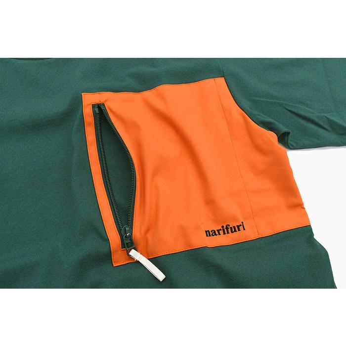 ナリフリ Tシャツ 半袖 narifuri メンズ マルチテック ポケット ( Multitech Pocket S/S Tee ポケT T-SHIRTS カットソー 自転車 NF1153 )[M便 1/1]｜icefield｜09