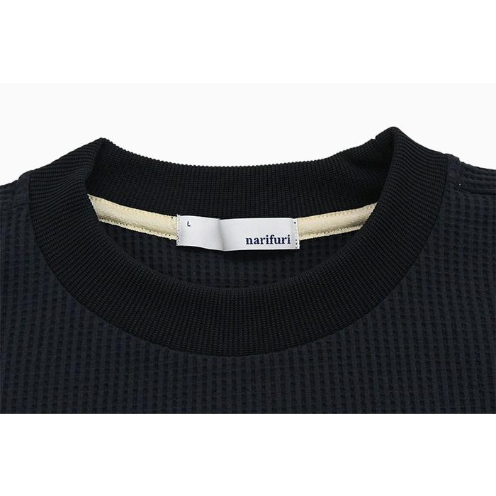 narifuri（ナリフリ） カットソー 半袖 メンズ マルチ テック ワッフル