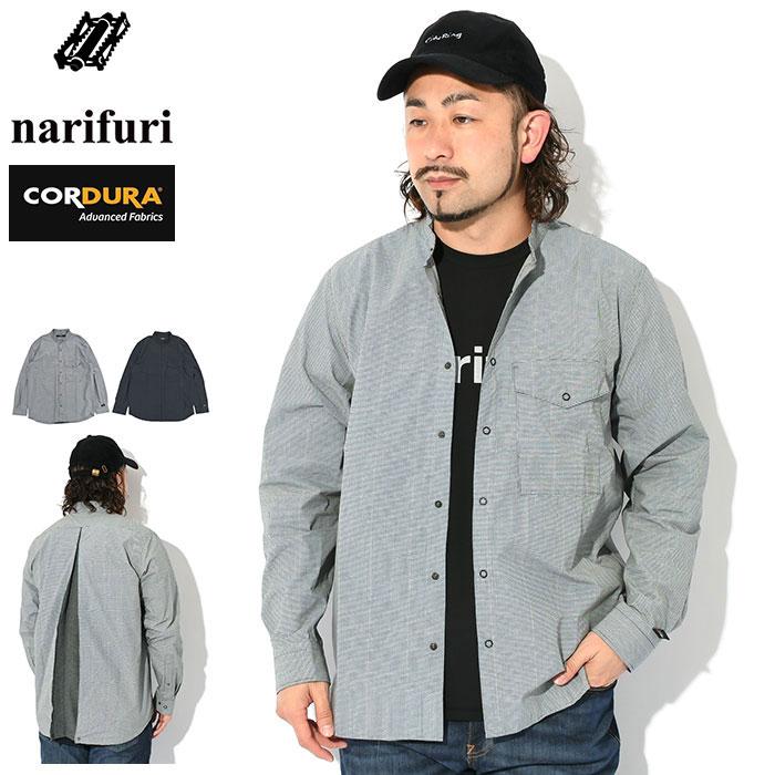 narifuri ナリフリ シャツ 長袖 メンズ コーデュラ タイプ