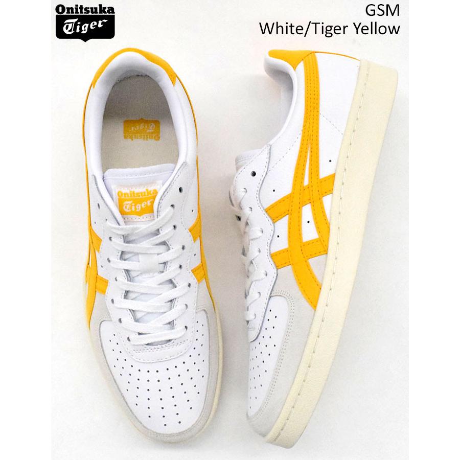 オニツカタイガー スニーカー Onitsuka Tiger メンズ 男性用 ジーエスエム White Tiger Yellow Gsm ホワイト 靴 シューズ 11a353 105 Ice Field 通販 Paypayモール