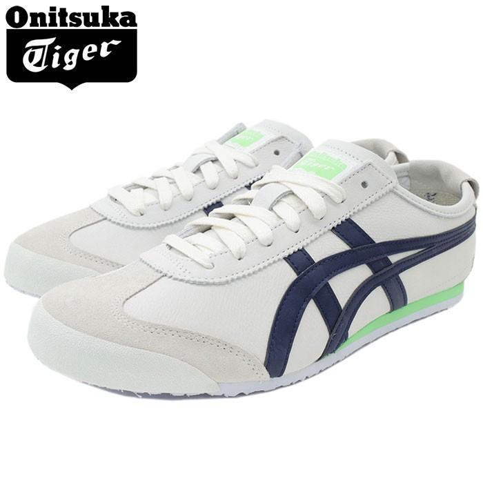 オニツカタイガー スニーカー Onitsuka Tiger メンズ 男性用 メキシコ 66 White/Peacoat(MEXICO 66 ホワイト 靴 シューズ 1183A359-101)｜icefield