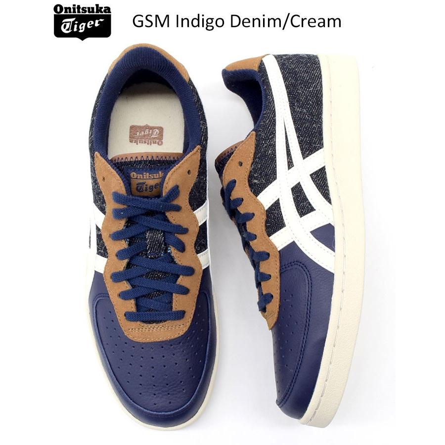 オニツカタイガー スニーカー Onitsuka Tiger メンズ 男性用 ジーエスエム Indigo Denim/Cream(GSM ネイビー 靴 シューズ 1183A524-400)｜icefield｜02