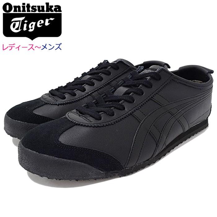 オニツカタイガー スニーカー Onitsuka Tiger レディース & メンズ メキシコ 66 Black/Black ( MEXICO