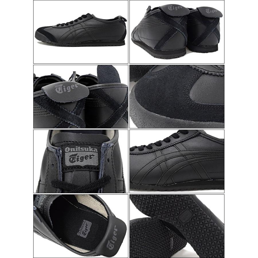 オニツカタイガー スニーカー Onitsuka Tiger レディース & メンズ メキシコ 66 Black/Black ( MEXICO 66 ブラック D4J2L-9090 TH4J2L-9090 )｜icefield｜02