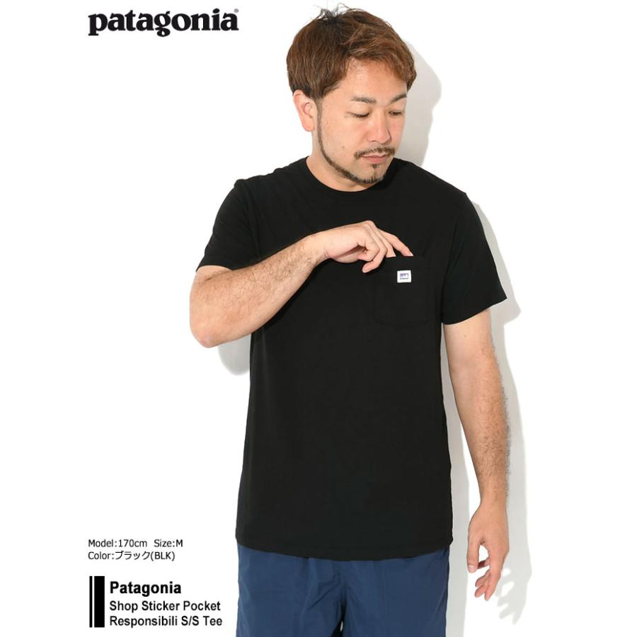 patagonia（パタゴニア） Tシャツ 半袖 メンズ ショップ ステッカー