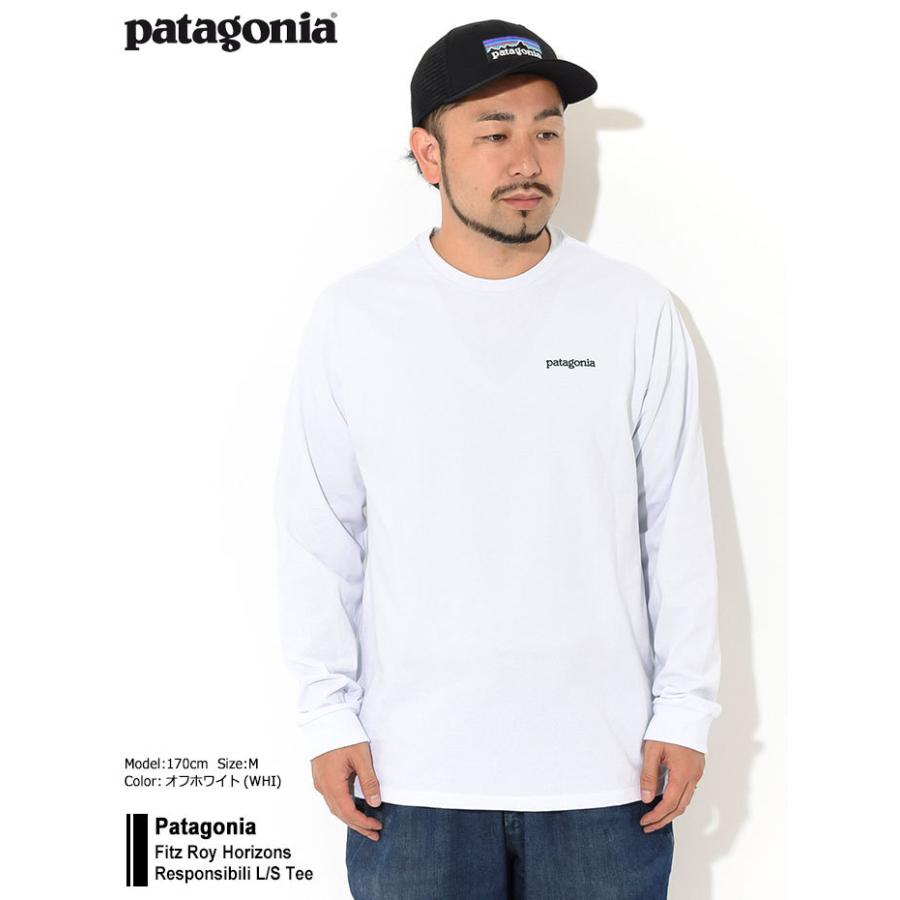 パタゴニア Tシャツ 長袖 Patagonia メンズ フィッツ ロイ ホライゾンズ レスポンシビリティー Fitz Roy Horizons L S Tee Usaモデル Ice Field 通販 Paypayモール