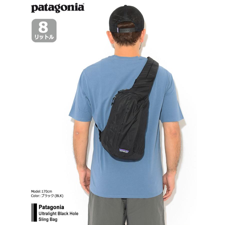 パタゴニア ボディバッグ Patagonia ウルトラライト ブラック ホール スリング ( Ultralight Black Hole Sling Bag USAモデル 49020 )｜icefield｜03