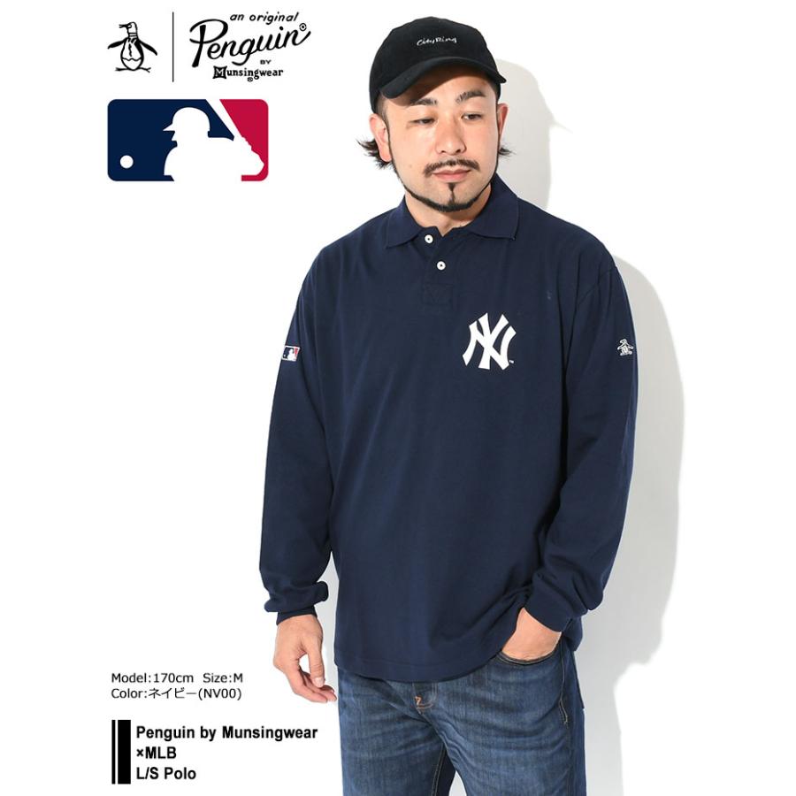 ペンギン バイ マンシングウェア ポロシャツ 長袖 Penguin by Munsingwear メンズ エムエルビー ( MLB L/S Polo  ポロ トップス MLMUJB01GS )