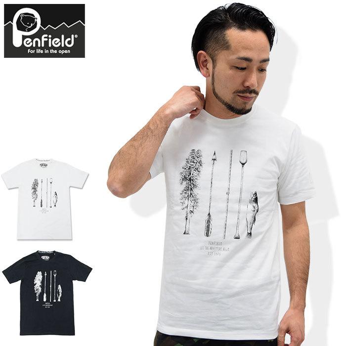 ペンフィールド Tシャツ 半袖 Penfield メンズ ペン アドベンチャー(Pen Adventure S/S Tee トップス メンズ 男性用 PF-2016SS-0413)[M便 1/1]｜icefield